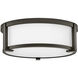 Lowell 2 Light 13 inch Oil Rubbed Bronze Outdoor Ceiling Light