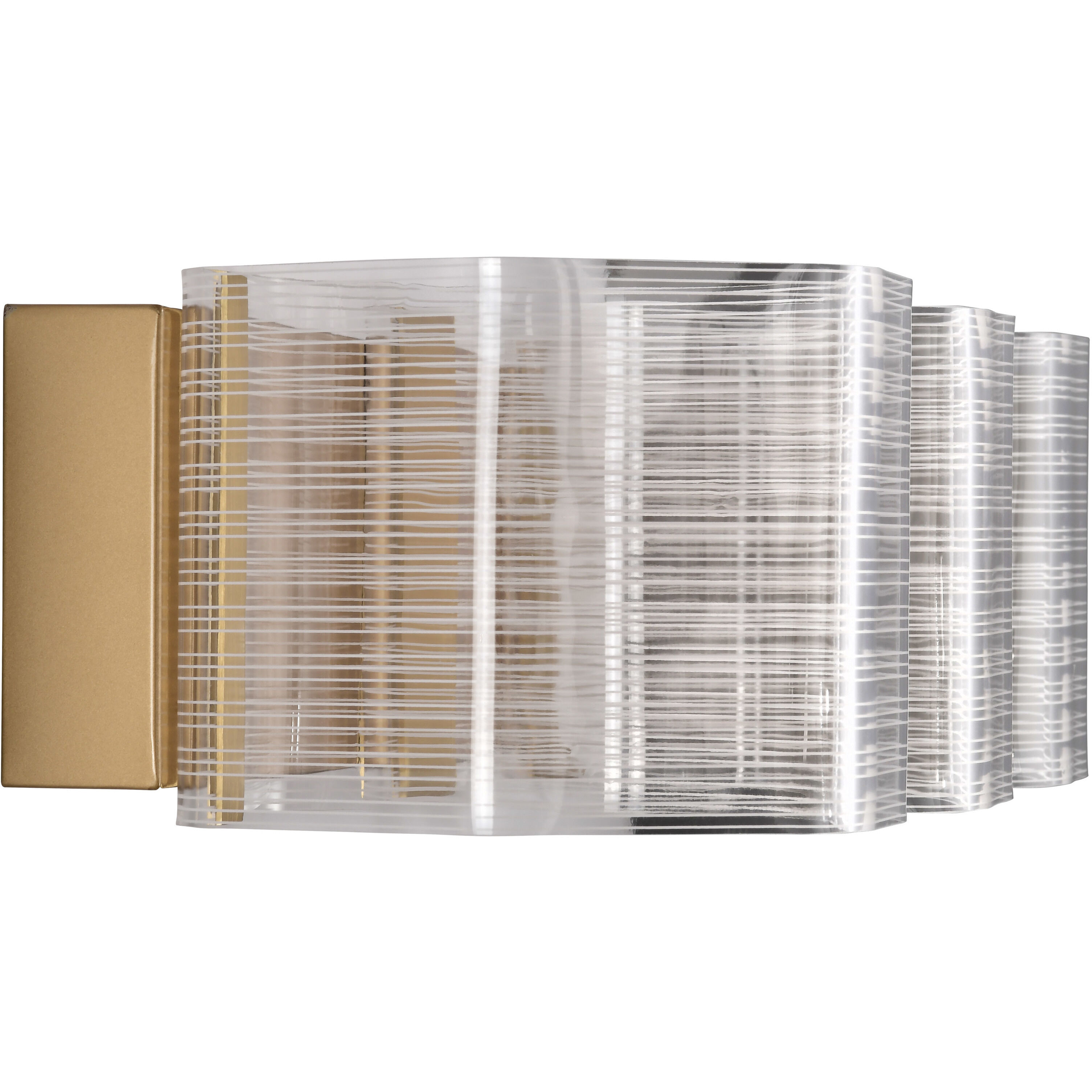 Kenzo LED 25 inch Polished Anodized Bronze Vanity Wall Light