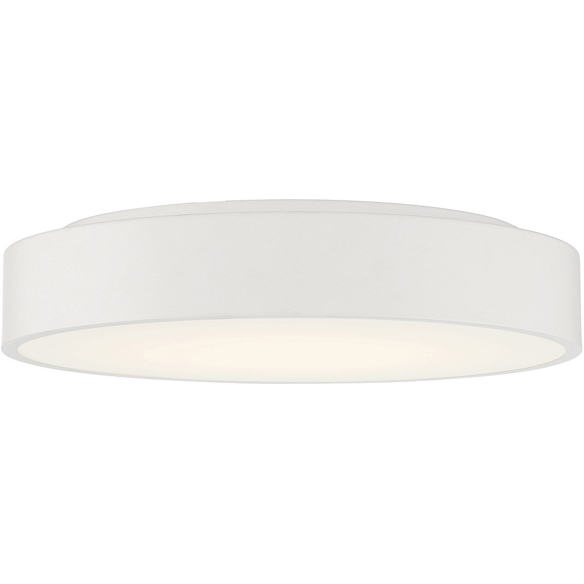 Como LED 17.75 inch White Flush Mount Ceiling Light