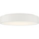 Como LED 17.75 inch White Flush Mount Ceiling Light