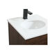 Eugene 19 X 18 X 33.5 inch Walnut Vanity Sink Set
