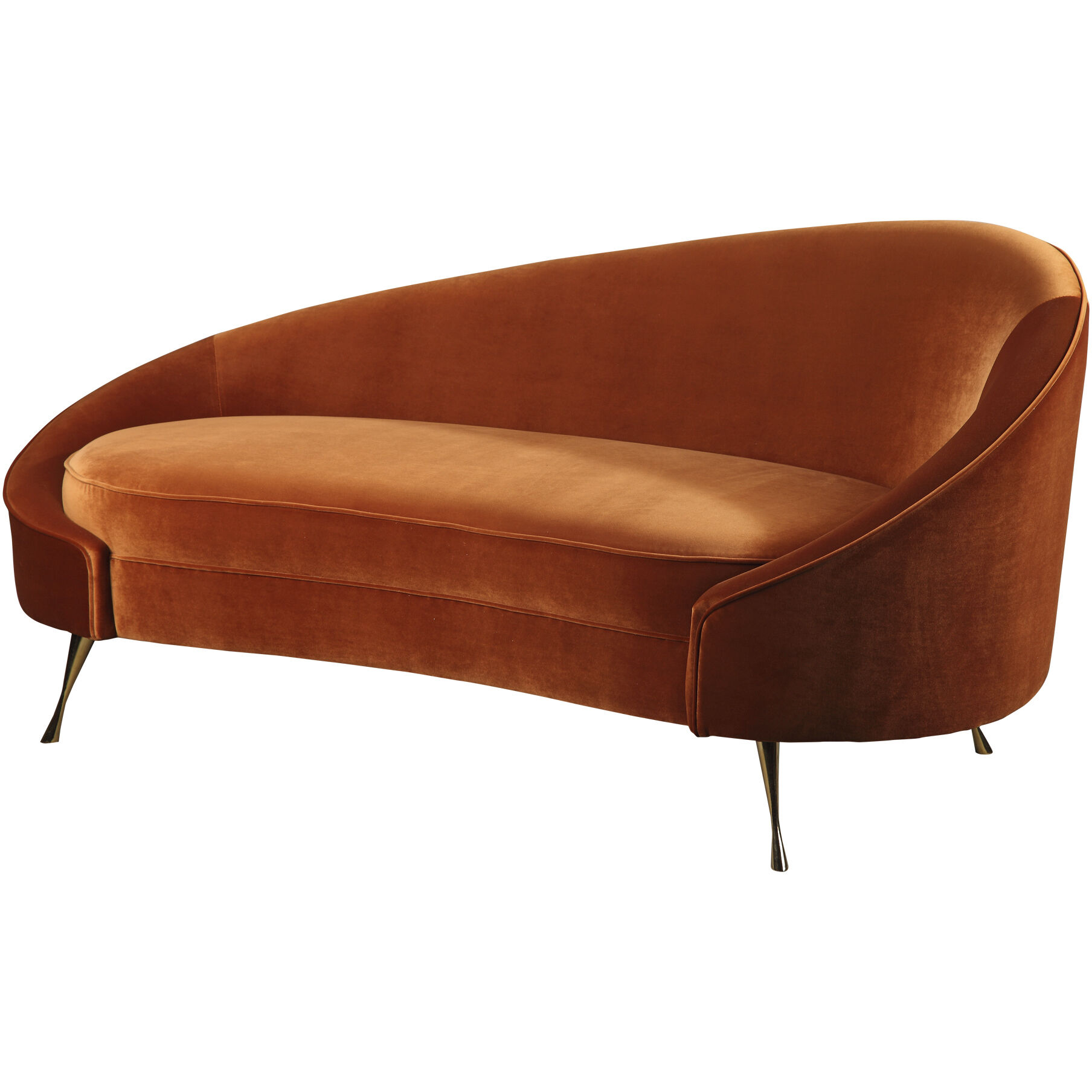 Abigail Orange Chaise