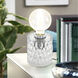 Cercamar 4.92 inch 60.00 watt Clear Table Lamp Portable Light