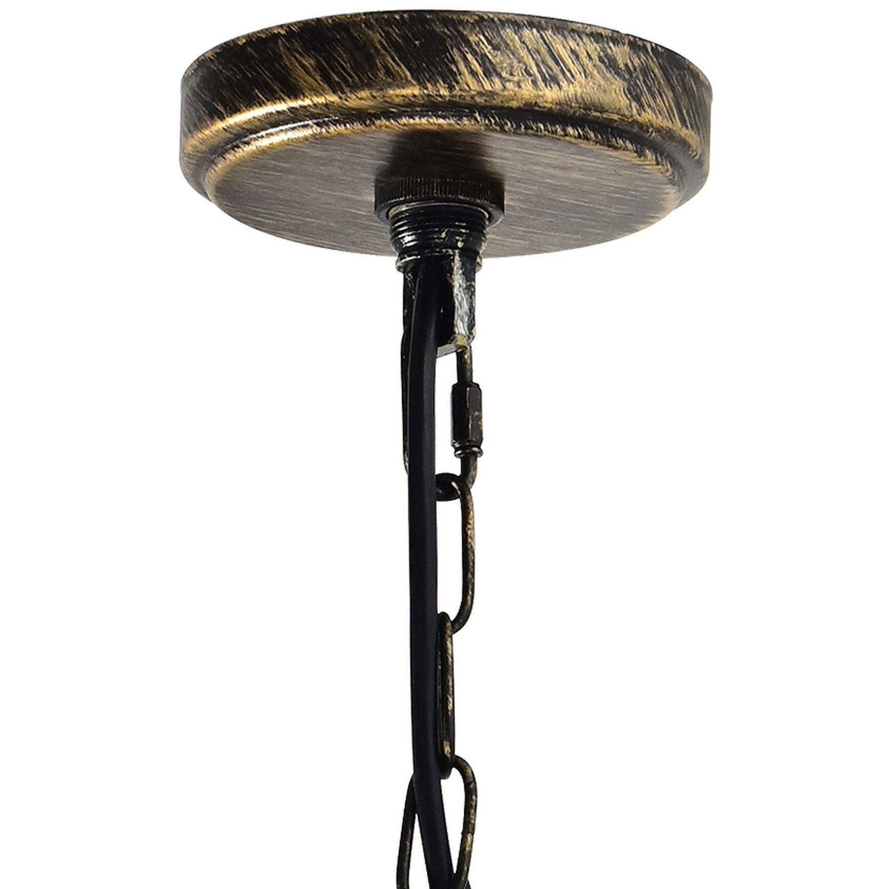 Amazon 4 Light 20 inch Antique forged copper Up Pendant Ceiling Light