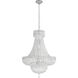 Petit Crystal Deluxe 23 Light 24 inch Silver Chandelier Ceiling Light in Swarovski, Polished Silver