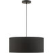 Bainbridge 3 Light 18 inch Black Pendant Ceiling Light 