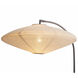 Roswell 63 inch 9 watt Matte Black Floor Lamp Portable Light