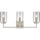 West End Vanity Light Wall Light in Brushed Nickel