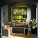 Ruehl 1 Light Lacquered Bronze Flush Mount Ceiling Light