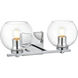 Juelz 2 Light 15 inch Chrome Bath Sconce Wall Light