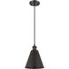 Ballston Cone LED 8 inch Matte Black Mini Pendant Ceiling Light