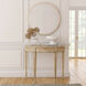 Hampton Demilune Console Table in Beige