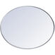 Eternity 34 X 24 inch Silver Wall Mirror