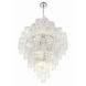 Addis 20 Light 31.5 inch Polished Chrome Chandelier Ceiling Light in Clear