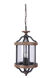Ashwood 2 Light 11 inch Textured Black/Whiskey Barrel Outdoor Pendant