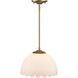Dorinda 1 Light 12.25 inch Brushed Champagne Brass Pendant Ceiling Light