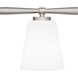 Brindley 4 Light 31 inch Brushed Nickel Bath Light Wall Light