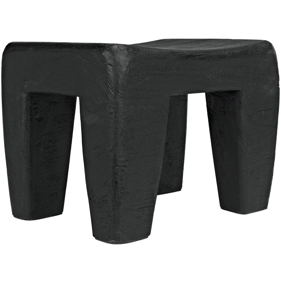 Sumo 12 inch Burnt Black Stool