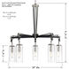 Pullman Junction 5 Light 28 inch Coal / Brushed Nickel Chandelier Ceiling Light