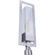 Perimeter 1 Light 25.13 inch Satin Aluminum Outdoor Post Mount