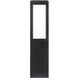 Portus LED 26 inch Matte Black Outdoor Lighting