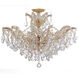 Maria Theresa 6 Light 29 inch Gold Chandelier Ceiling Light in Clear Swarovski Strass