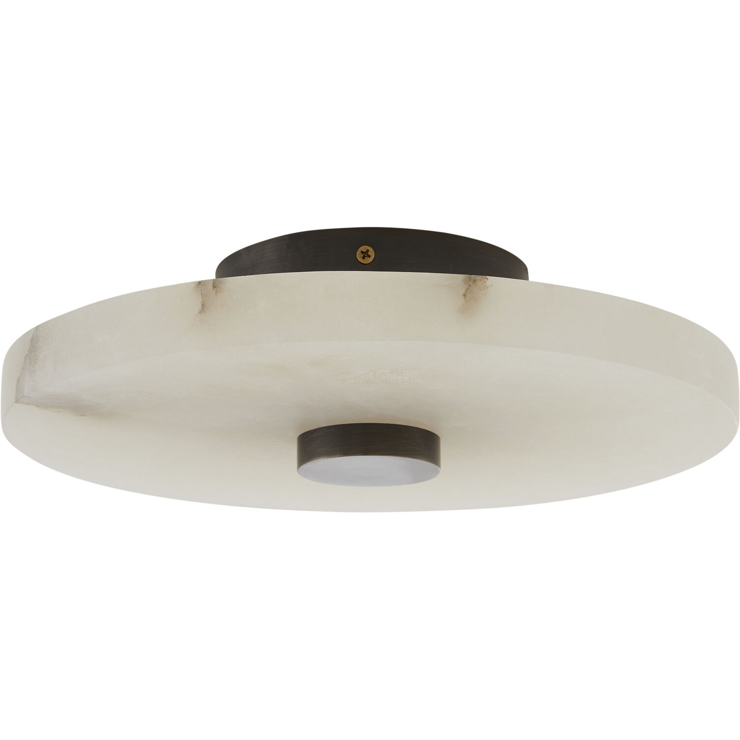 Moers 1 Light 12 inch White and English Bronze Flush Mount Ceiling Light