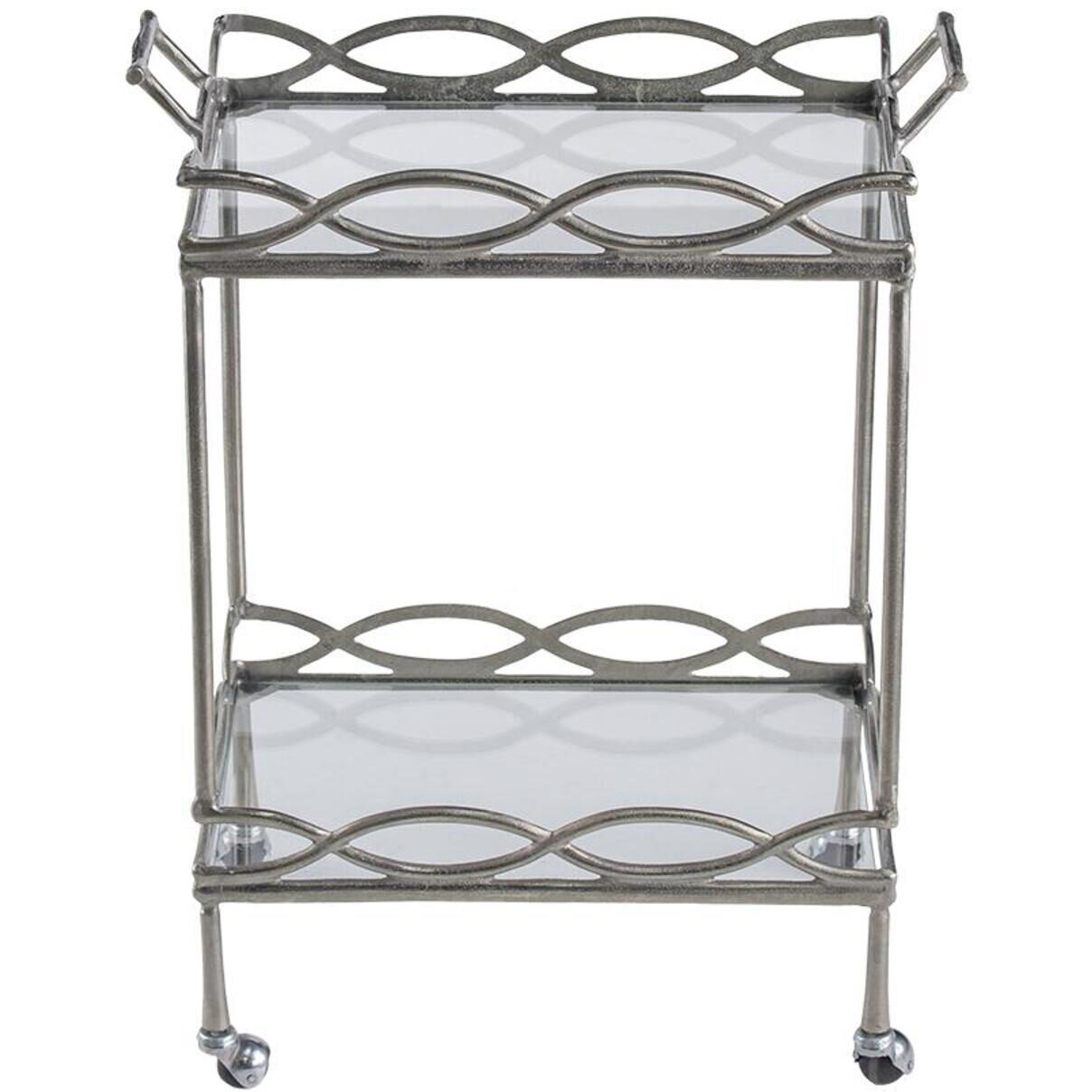 Anita Nickel Bar Cart