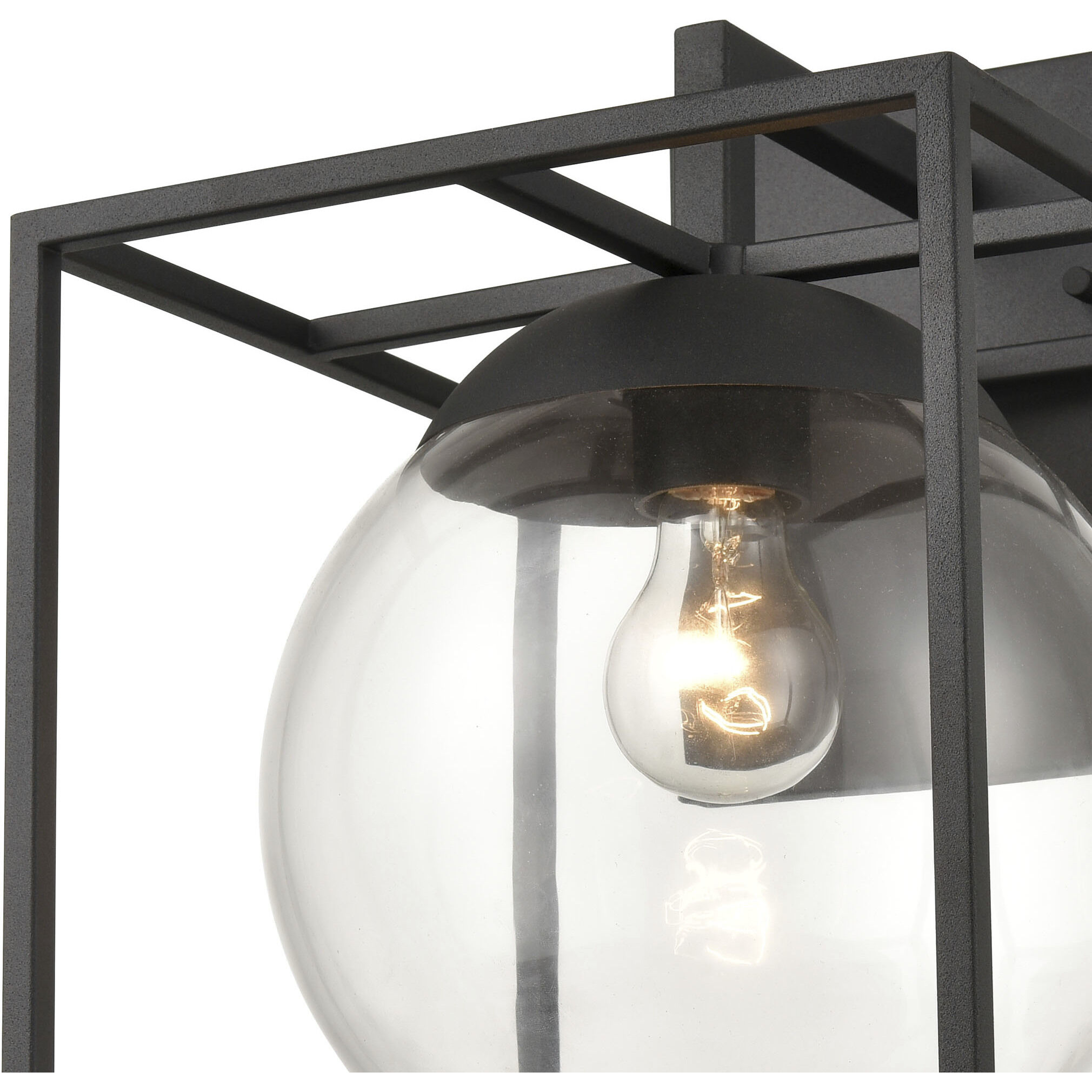 Cubed 1 Light 13 inch Charcoal Outdoor Wall Sconce