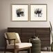 Peaceful Challenge Black and Beige and Metallic Framed Art, The Studio