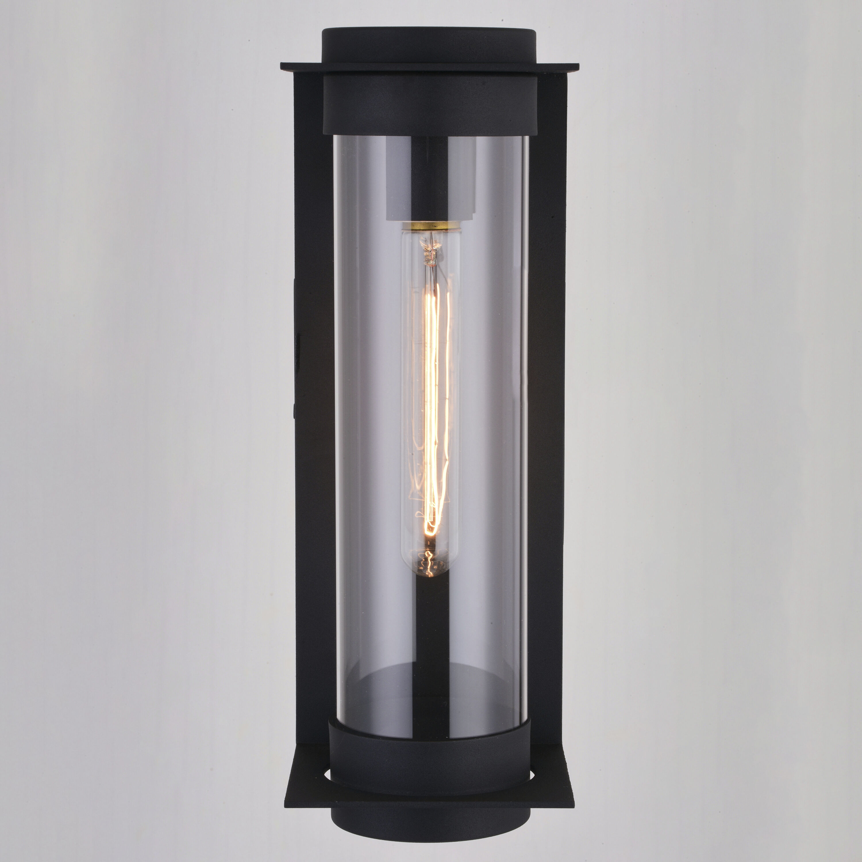 Brighton Park LED 14 inch Textured Black Outdoor Wall