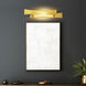 Candora LED 24 inch Brass Vanity Light Wall Light