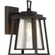 Sleepy Hollow 1 Light 12 inch Dakota Bronze Outdoor Wall Mount, Great Outdoors