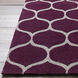 Mamba 96 X 30 inch Burgundy/Gray Handmade Rug