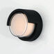 Eyebrow LED 7 inch Black Outdoor Wall Mount