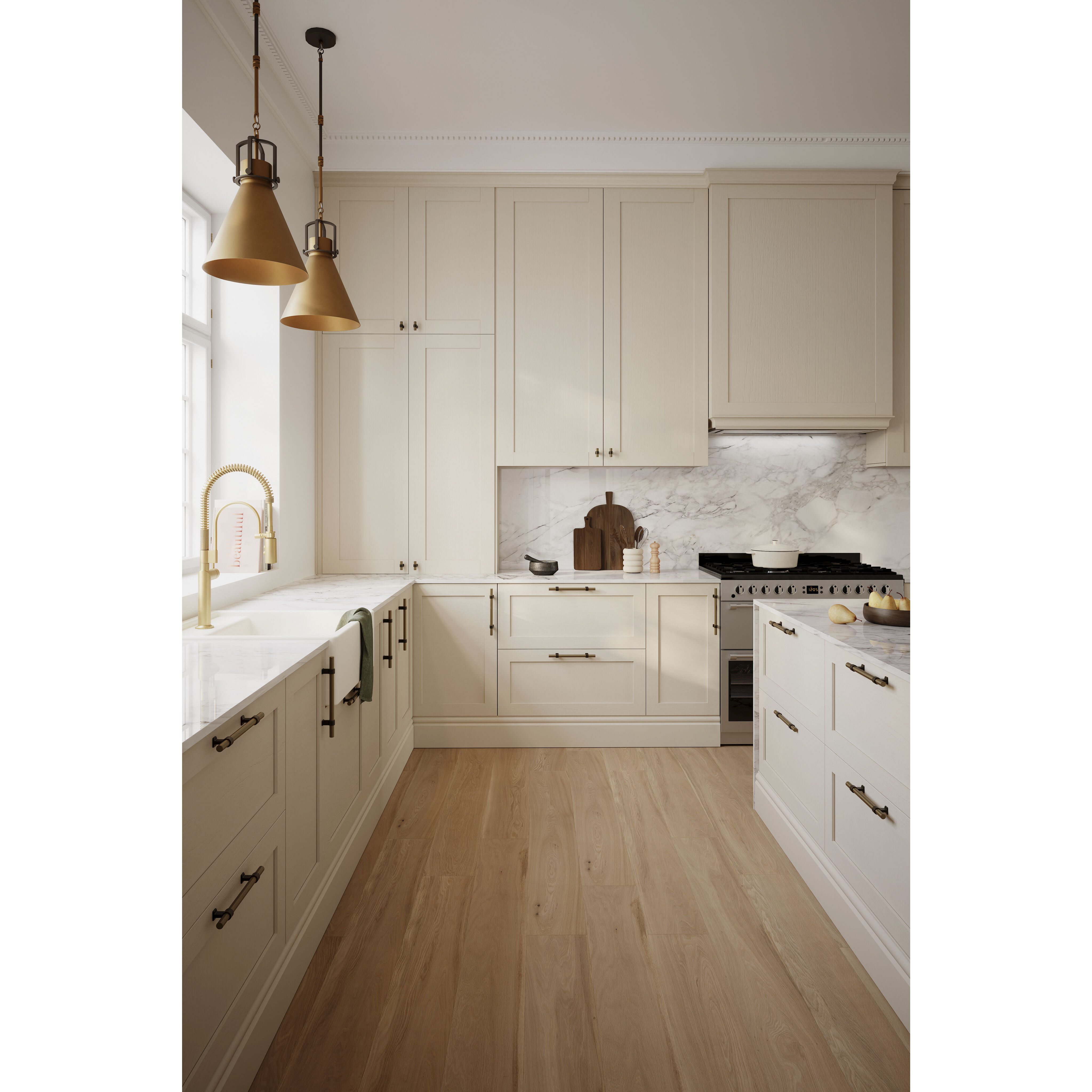 Fenric 1 Light 13.75 inch Legacy Brass and Dark Bronze Pendant Ceiling Light