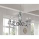 Evelyn 5 Light 28 inch Polished Chrome Chandelier Ceiling Light