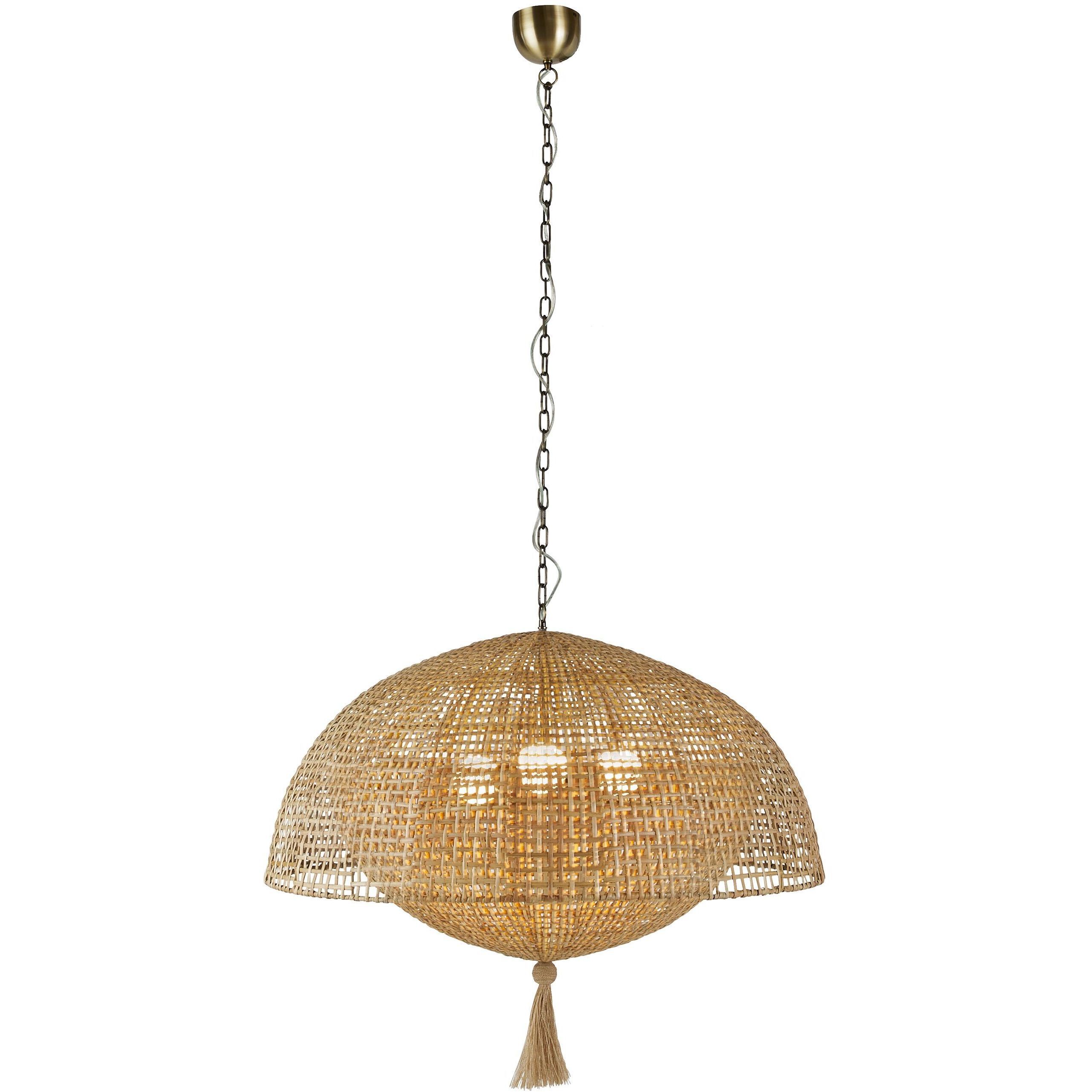 Cabana 1 Light Natural Pendant Ceiling Light