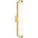 Burlington LED 4.65 inch Matte Gold Bathroom Wall Light