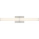Mandi 23.75 inch Brushed Steel Vanity/Bath Bar Wall Light