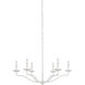 Sean Lavin Annie 6 Light 32.5 inch Plaster White Chandelier Ceiling Light