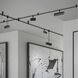 Suspenders LED 97 inch Satin Black Suspension Ceiling Light