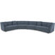 Fraser Blue Modular Sectional, 4 Piece