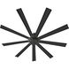 Turbine 80 inch Matte Black Smart Fan