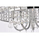 Elise 4 Light 17 inch Chrome Flush Mount Ceiling Light