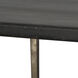Farmhouse 72 X 30 inch Dark Wood & Antique Silver Legs Dining Table in Dark Wood and Antique Silver Legs