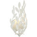 Broche Bath Wall Light in Matte White