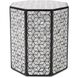 Avanti 18 X 16 inch Black and White End Table