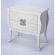 Butler Loft Felicia  White Raffia Chest/Cabinet