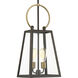 Barnett 2 Light 11 inch Antique Bronze Outdoor Hanging Lantern